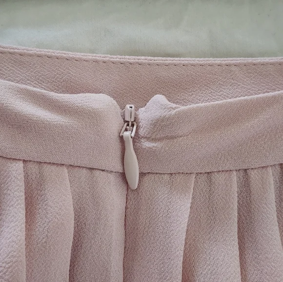 REFORMATION PINK LOVELL BLOSSOM CHERRY PLEATED MINI SKIRT Med NWT - Picture 5 of 11